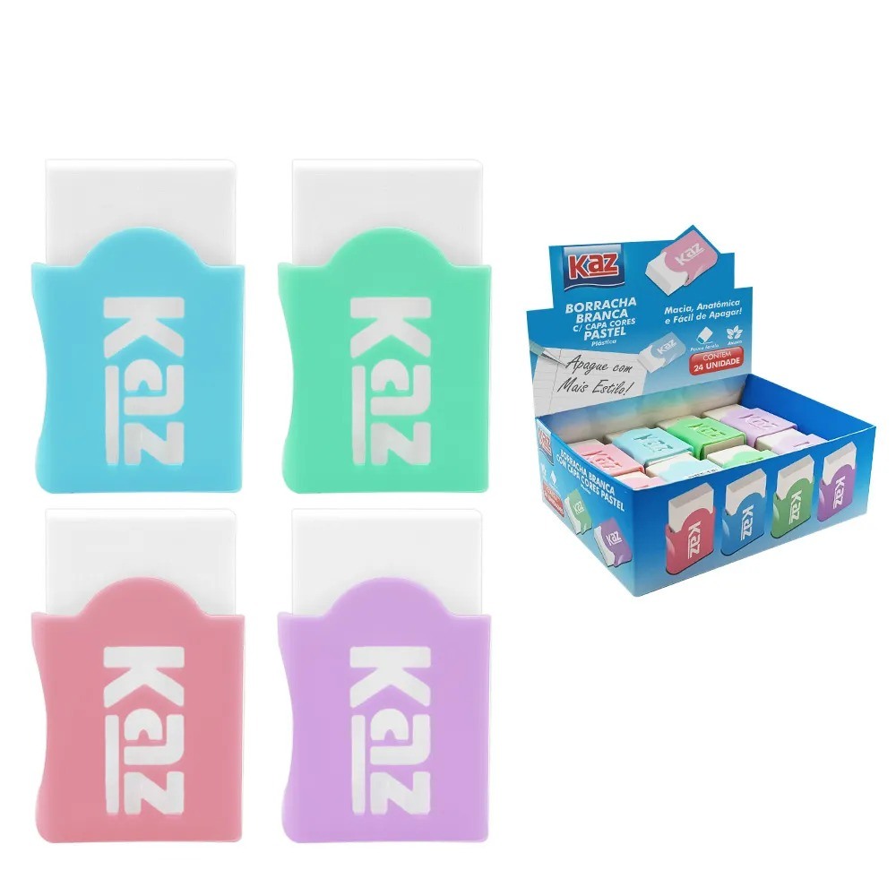 BORRACHA PLASTICA KAZ 2020 PASTEL